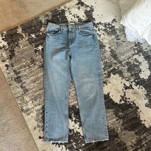 Zara High Rise Mom Jeans